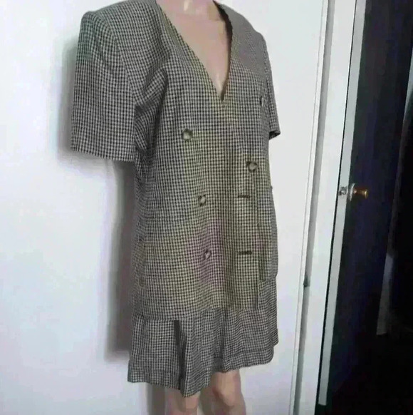 Rena Rowan aoffice cocktail party blazer with v neck short sleeve size  10p - Picture 2 of 4